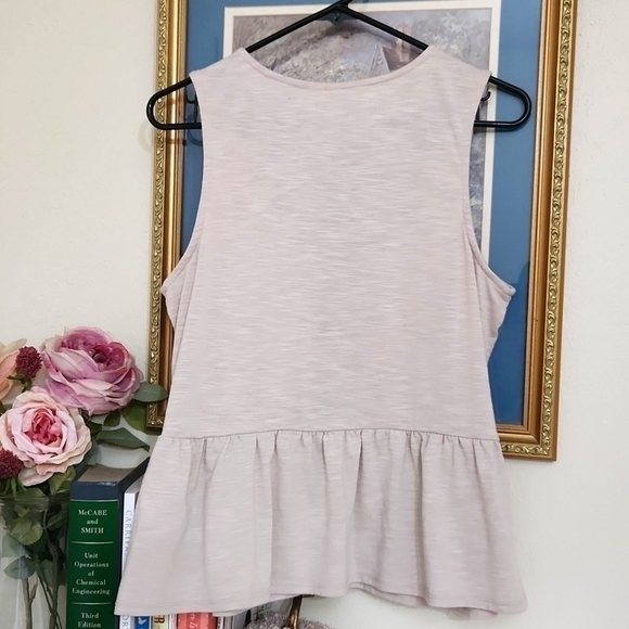 Bohemian Cottagecore Top size Small Sleeveless Lagenlook beachy feminine - Picture 6 of 8